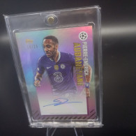 Pierre-Emerick Aubameyang Chelsea Numbered 14/25 With Autograph Trading Card - Other & Unclassified