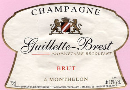 Ros 008 Étiquette Guillette-Brest - Champagner