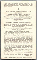 Bidprentje Eksaarde - Hillaert Leontine (1877-1957) - Devotion Images