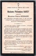 Bidprentje Engreux - Hardy Philomène (xxxx-1921) - Devotion Images