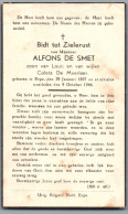 Bidprentje Erpe - De Smet Alfons (1897-1946) - Devotion Images