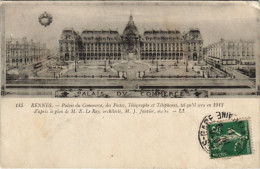 CPA Rennes Palais Du Commerce (1235822) - Rennes