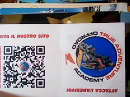 MOTORCYCLE MOTO HONDA CALCO STICKER ADESIVE ADESIVO OFFROAD ACCADEMY RECENTE  KG5596 - Other & Unclassified