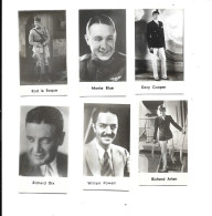 DV21 - VIGNETTES PHOTO - RICHARD ARLEN - RICHARD DIX - RODE LA ROQUE - MONTE BLUE - GARY COOPER - WILLIAM POWELL - Other & Unclassified