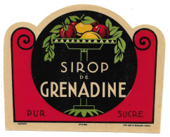 SIROP DE GRENADINE PUR SUCRE  N°1146  - (M.Mariage). - Alkohole & Spirituosen
