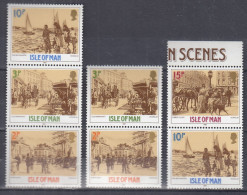 ISLE OF MAN  325-328, Postfrisch **, Zusammendrucke Aus Heftchen, Victorianische Szenen, 1987 - Man (Insel)