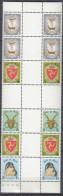 ISLE OF MAN  Aus Heftchenblatt 3 + 4, Postfrisch **, Zwischenstegpaare, 1980 - Man (Insel)