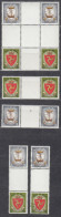 ISLE OF MAN  Zusammendrucke Aus Heftchenblatt 3, Postfrisch **/gestempelt, 1980 - Man (Insel)