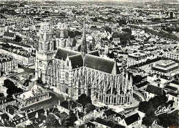45 - Orléans - La Cathédrale Sainte-Croix - Vue Aérienne - Mention Photographie Véritable - Carte Dentelée - CPSM Grand - Orleans
