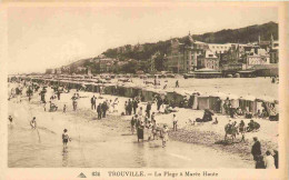 14 - Trouville - La Plage à Marée Haute - Animée - Scènes De Plage - CPA - Voir Scans Recto-Verso - Trouville