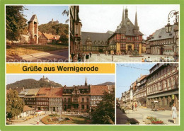 Wernigerode Harz An Der Stadtmauer Rathaus Nikolaiplatz Breite Strasse - Wernigerode
