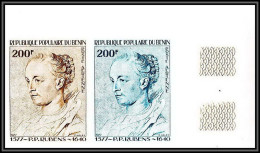 91804a Bénin Poste Aerienne PA N°283 RUBENS Essai Proof Non Dentelé Imperf ** MNH Paire - Benin - Dahomey (1960-...)