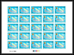 91763 Nouvelle-Calédonie N°252 Avion Atr 42 1986 Aviation (plane Avion) Non Dentelé Imperf ** MNH Feuille Sheet - Unused Stamps