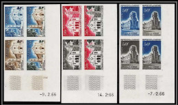 92364 Dahomey N°232/334 Cathédrales Porto-Novo Ouidah Cotonou églises Church Coin Daté Essai Proof Non Dentelé Imperf ** - Benin - Dahomey (1960-...)