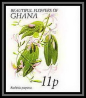 91859c Ghana N°633 Bauhinia Purpurea (Arbre Aux Orchidées) Fleur Flower Flowers Non Dentelé Imperf ** MNH - Orchids