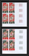 92916e Congo PA N°182/183 Jeux Africains Lagos 1974 Athletisme Course Running Non Dentelé ** MNH Imperf Bloc 4 - Ongebruikt