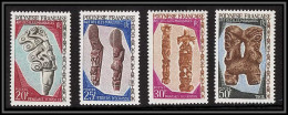 93038c Polynesie N°54+55+56+57+59 Arts Des Marquises 1967 ** MNH Cote 41 - Ongebruikt