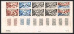 93032b Cote Française Des Somalis PA N°30 Centenaire Obock 1962 Essai Proof Non Dentelé Imperf ** MNH Bloc 10 Coin Daté - Ongebruikt