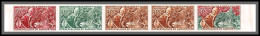 93903b Dahomey PA N°43 Appel Du Pape Paul 6 Pour La Paix Pope Religion Bande 5 Essai Proof Non Dentelé Imperf - Benin - Dahomey (1960-...)