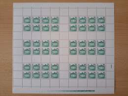 DDR Markenheftchenbogen 1990 Bauwerke MHB 21 I Postfrisch - Markenheftchen