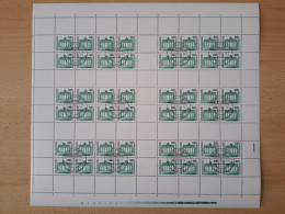 DDR Markenheftchenbogen 1990 Bauwerke MHB 21 I Gestempelt - Markenheftchen