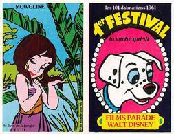Série Complète 14 Images Adhésif Autocollant La Vache Qui Rit Fromagerie Bel Disney Livre De La Jungle - Other & Unclassified