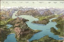 Luzern LU Luzern Fliegeraufnahme X 1920 - Sonstige & Ohne Zuordnung