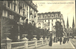 Luzern LU Luzern Schweizerhof Kirche Ungelaufen Ca. 1910 - Sonstige & Ohne Zuordnung