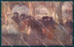Artist Signed Cargnel Venetian Carneval Venezia Maschere Serie 4183-5 Pc TW2329 - Sonstige & Ohne Zuordnung