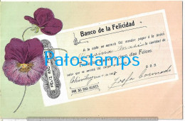 244367 ARGENTINA CHIVILCOY ART BANK BANCO DE LA FELICIDAD POSTAL POSTCARD - Argentinien