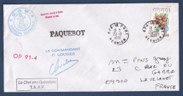 France - Lettre - YT N° 2691 - Marion Dufresne - Paquebot - Signé C Loudes - OP 91-4 - 1991 - Briefe U. Dokumente