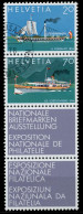 SCHWEIZ ZUSAMMENDRUCK Nr B23-Zd28 Gestempelt 4ER STR X820982 - Zusammendrucke