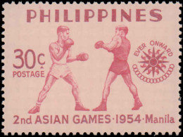 Philippines #610-612, Complete Set, Year: 1954, Topic: Sports, Condition: Never Hinged - Philippines