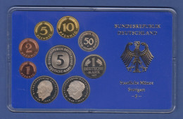 Bundesrepublik DM-Kursmünzensatz 1977 F Polierte Platte PP - Mint Sets & Proof Sets