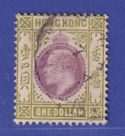 Hongkong 1906 Edward VII. 1 $  Mi.-Nr. 86 Gestempelt - Sonstige & Ohne Zuordnung