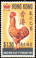 Hong Kong #249-250, Complete Set, Year: 1969, Topic: Birds, Condition: Hinged - Sonstige & Ohne Zuordnung