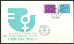 Norway 1975 Mi 698-699 FDC  (FDC ZE3 NRW698-699) - Naakt