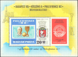 Hungary #B325, Complete Set, Year: 1982, Topic: Stamp Show, Condition: Never Hinged - Sonstige & Ohne Zuordnung