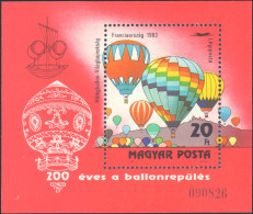Hungary #C445, Complete Set, Year: 1983, Topic: Balloons, Condition: Never Hinged - Sonstige & Ohne Zuordnung