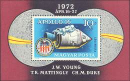 Hungary #C326, Complete Set, Year: 1972, Topic: Space, Condition: Never Hinged - Sonstige & Ohne Zuordnung