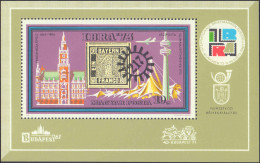 Hungary #C345, Complete Set, Year: 1973, Topic: Stamp On Stamp, Condition: Never Hinged - Sonstige & Ohne Zuordnung
