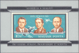 Hungary #C314, Complete Set, Year: 1971, Topic: Space, Condition: Never Hinged - Sonstige & Ohne Zuordnung