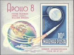 Hungary #C284, Complete Set, Year: 1969, Topic: Space, Condition: Never Hinged - Sonstige & Ohne Zuordnung