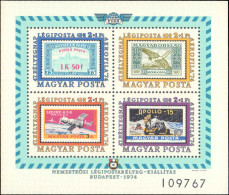 Hungary #CB31, Complete Set, Year: 1974, Topic: Aviation, Space, Condition: Never Hinged - Sonstige & Ohne Zuordnung