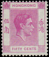 Hong Kong #162, Complete Set, Year: 1938-1952, Condition: Hinged - Sonstige & Ohne Zuordnung