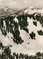 Allgaeu Region Fliegeraufnahme Rangiswanger Horn Winterlandschaft - Kempten