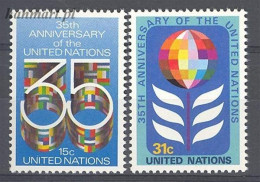 UNO New York 1980 Mi 346-347 MNH  (ZS1 UNN346-347) - Stamps