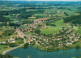 Neuravensburg Fliegeraufnahme Mit Neuravensburger See Mit Burgruine - Wangen I. Allg.