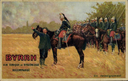 CPA Militaria Byrrh Vin Tonique Un Renseignement - Uniformen