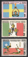 Brazil 1970 Mi 1262-1264 MNH  (ZS3 BRZ1262-1264) - Stamps